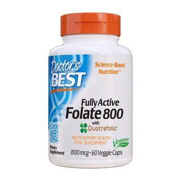 Doctor's BEST Fully Active Folate 800 mcg (60 veg caps) 18441-01 фото