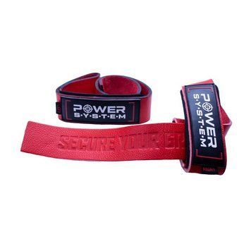 Power System Lifting Leather Straps 3320 Red 24430-01 фото