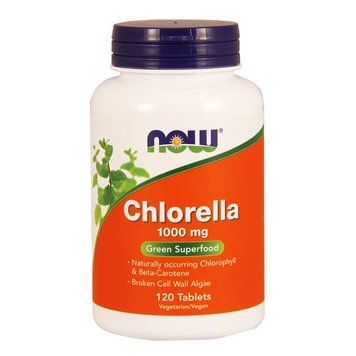 NOW Chlorella 1000 mg (120 tab) 08087-01 фото