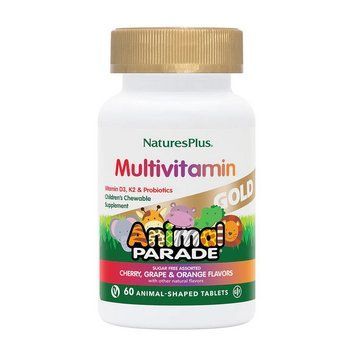 Natures Plus Animal Parade Gold Multivitamin (60 animal-shaped tabs, cherry) 20416-02 фото