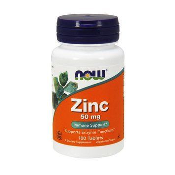 NOW Zinc 50 mg (100 tabs) 06474-01 фото