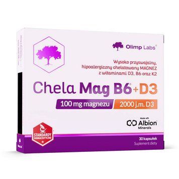 OLIMP Chela-Mag B6 + D3 (30 caps) 11452-01 фото