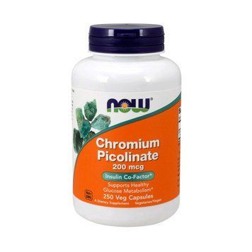 NOW Chromium Picolinate 200 mcg (250 caps) 07573-01 фото