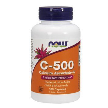 NOW C-500 Calcium Ascorbate-C (100 caps) 08864-01 фото