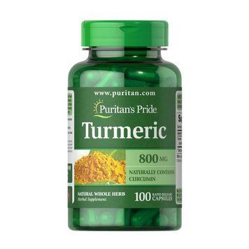 Puritan's Pride Turmeric 800 mg (100 caps) 18909-01 фото