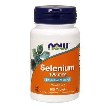 NOW Selenium 100 mcg (100 tab) 09065-01 фото