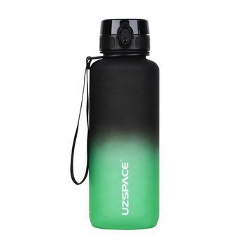 Uzspace Frosted Gradient Waterbottle 3056 (1,5 L, black/green) 23562-01 фото