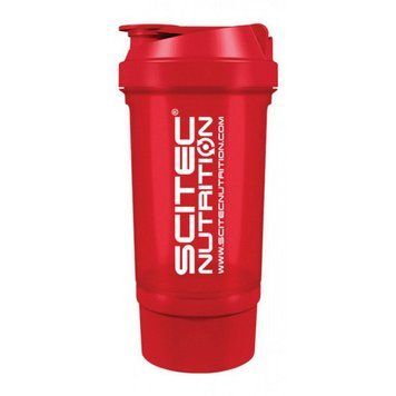 Scitec Nutrition Shaker 500 Travel (500 ml red)  08177-01 фото