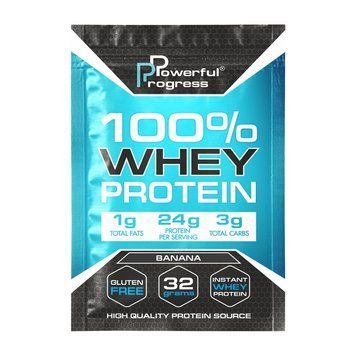Powerful Progress 100% Whey Protein (порушено цілісність упаковки) (32 g, strawberry) 19711-01_U002028 фото
