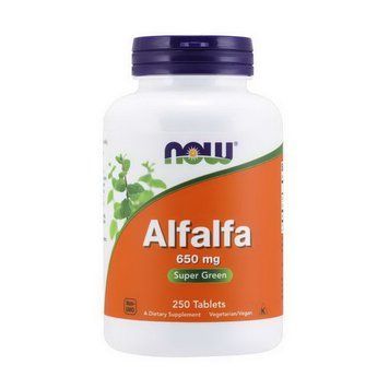 NOW Alfalfa 650 mg (250 tab) 19356-01 фото