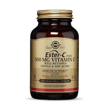 Solgar Ester-C plus 500 mg Vitamin C (100 veg caps) 18019-01 фото