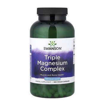 Swanson Triple Magnesium Complex 400 mg (300 caps) 23975-01 фото
