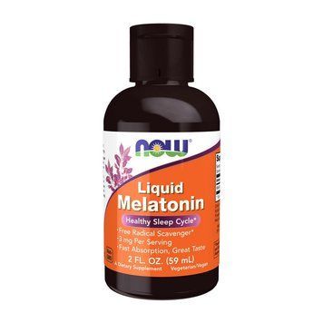 NOW Liquid Melatonin (60 ml) 03875-01 фото