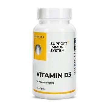 Progress Nutrition Vitamin D3 5000IU (90 sgels) 22676-01 фото