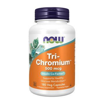 NOW Tri-Chromium 500 mcg (180 veg caps) 09928-01 фото