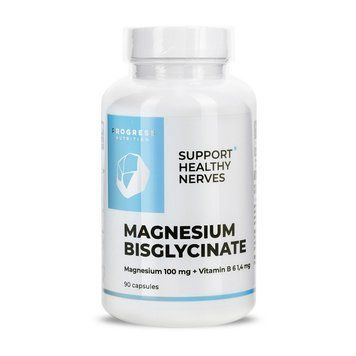Progress Nutrition Magnesium Bisglycinate (90 caps) 23256-01 фото