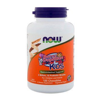NOW Kids Berry Dophilus (термін до 28.10.2025) (120 chewables) 11475-01_T001892 фото