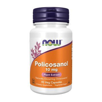 NOW Policosanol 10 mg (90 veg caps) 11500-01 фото