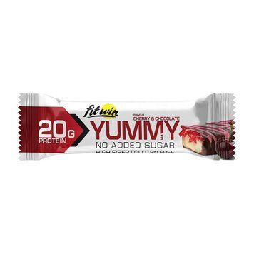FitWin Yummy Bar No Sugar Added (55 g, cherry & chocolate) 23979-01 фото