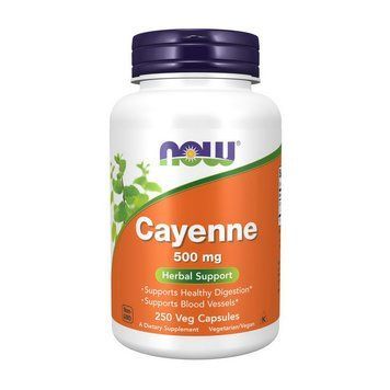 NOW Cayenne 500 mg (250 veg caps) 20108-01 фото