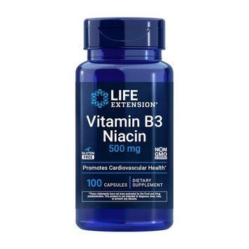 Life Extension Vitamin B3 Niacin 500 mg (100 caps) 24680-01 фото