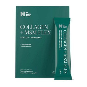 My Nutri Week Collagen + MSM Flex (30 sachet, mango passion fruit) 24315-01 фото