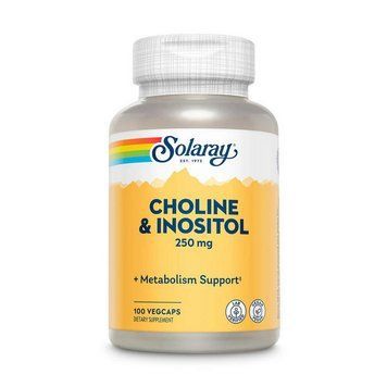 Solaray Choline & Inositol 250 mg (100 veg caps) 23512-01 фото