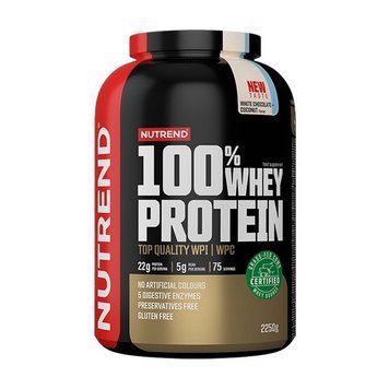 Nutrend 100% Whey Protein (2,25 kg, kiwi+banana) 20621-15 фото
