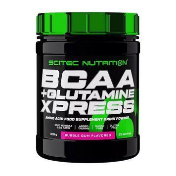 Scitec Nutrition BCAA + Glutamine Xpress (300 g, bubblegum) 10097-02 фото