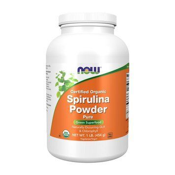 NOW Organic Spirulina Powder (термін до 28.01.2026) (454 g, pure) 18571-01_T002004 фото