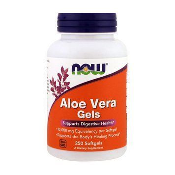 NOW Aloe Vera Gels (250 softgels) 18344-01 фото