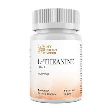 My Nutri Week L-Theanine 600 mg (60 caps) 23735-01 фото