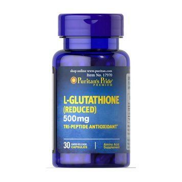 Puritan's Pride L-Glutathione (Reduced) 500 mg (30 caps) 18911-01 фото