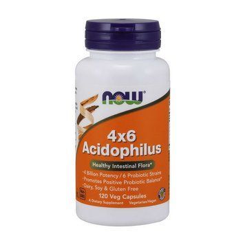 NOW 4x6 Acidophilus (срок до 28.08.2025) (120 veg caps) 10401-01_T002180 фото