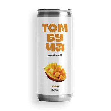 TOM peanut butter Томбуча (вм'ятина на банке) (330 ml, манго) 23813-01_U002281 фото