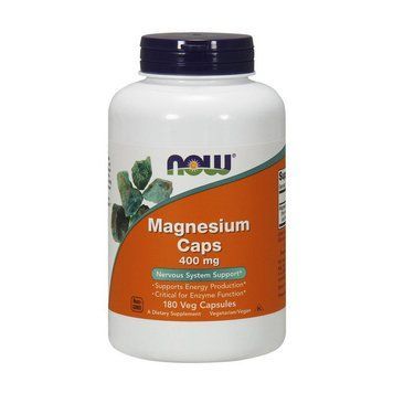 NOW Magnesium Caps 400 mg (180 caps) 06663-01 фото