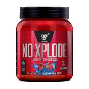 BSN N.O.-XPLODE Pre-Workout Igniter New Formula! 30 serv. (плями в середині банки) (555 g, blue raz) 05448-05_U002230 фото