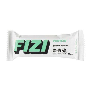 Fizi Protein Bar (45 g, peanut + cacao) 21400-01 фото