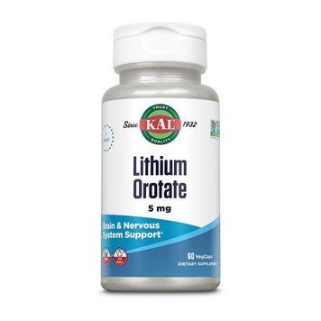 KAL Lithium Orotate 5 mg (120 veg caps) 22491-01 фото