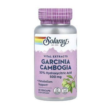 Solaray Garcinia Gambogia 500 mg (60 veg caps) 24591-01 фото