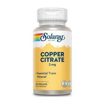 Solaray Copper Citrate 2 mg (60 veg caps) 21177-01 фото