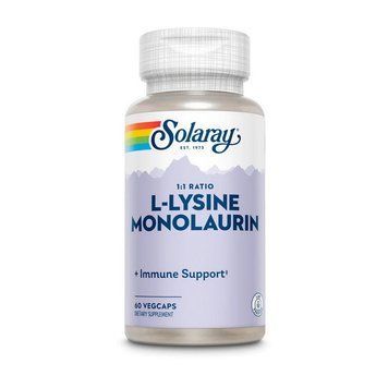 Solaray L-Lysine Monolaurin (60 veg caps) 22558-01 фото