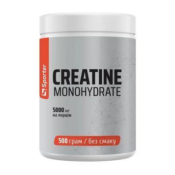 Sporter Creatine Monohydrate (500 g, без вкуса) 24331-01 фото