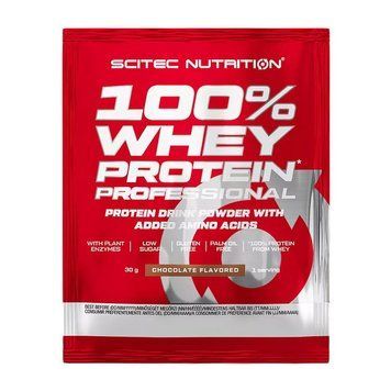 Scitec Nutrition 100% Whey Protein Professional (порушено цілісність упаковки) (30 g, strawberry white chocolate) 02757-04_U002060 фото