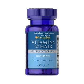 Puritan's Pride Vitamins for the Hair (60 tabs) 08493-01 фото