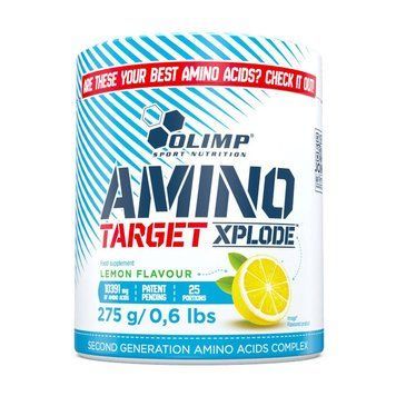 OLIMP Amino Target Xplode (термін до 03.11.2025) (275 g, lemon) 19395-01_S000192 фото
