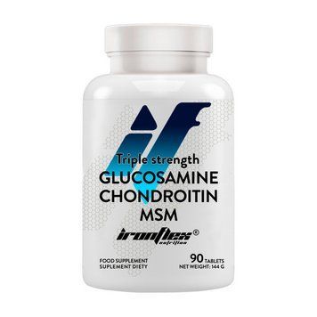 IronFlex Triple Strength Glucosamine Chondroitin MSM (90 tabs) 18386-01 фото