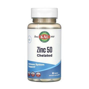 KAL Zinc 50 Chelated (90 tab) 23910-01 фото