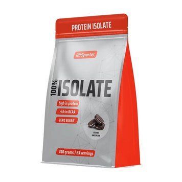 Sporter 100% Isolate (700 g, cookies and cream) 24044-05 фото