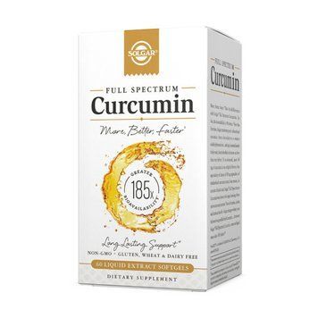 Solgar Full Spectrum Curcumin (60 liquid softgels) 19677-01 фото